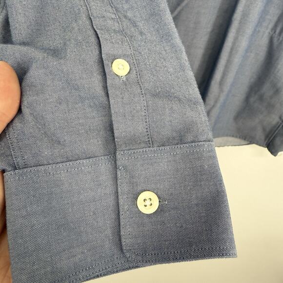 Ministry of Supply size XXL Women 1/4 Button Collared AeroZero Pocket Tunic Blue - Picture 6 of 10